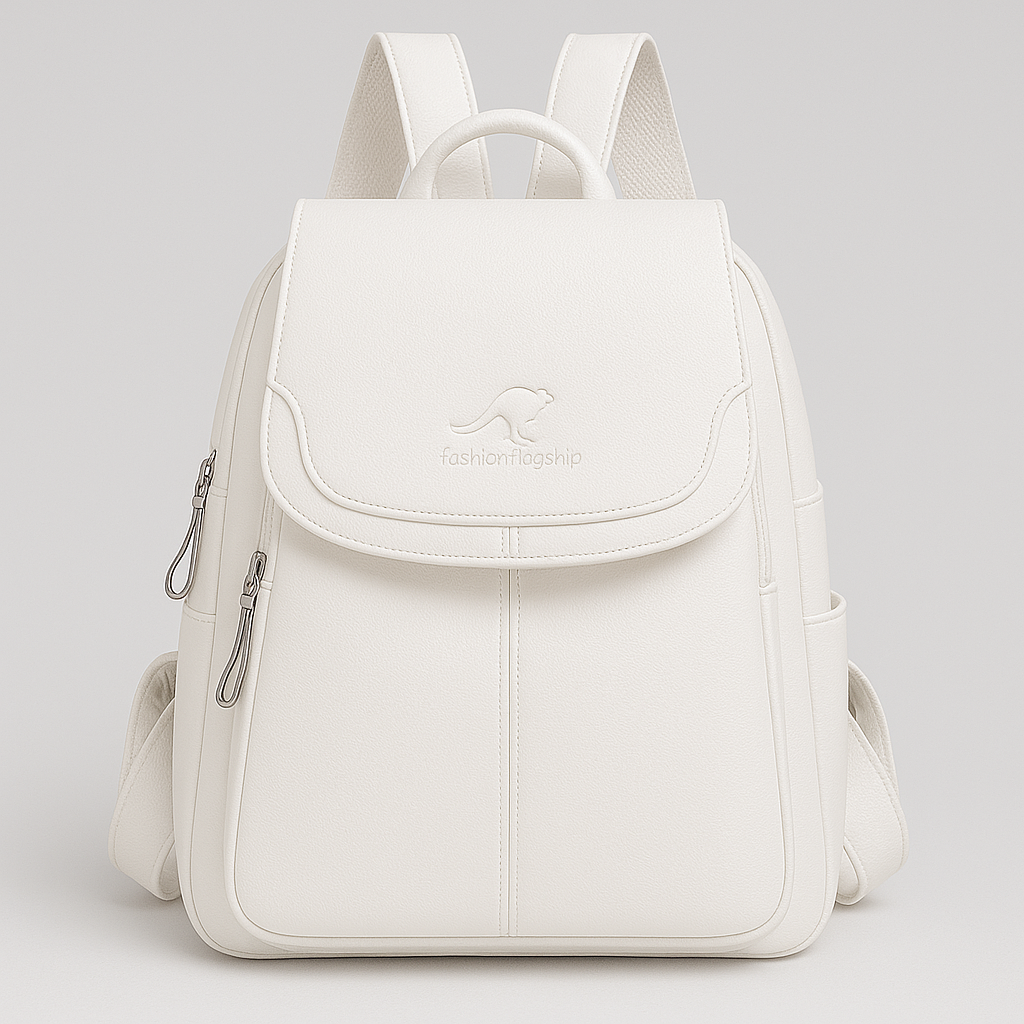 Anti-Theft Leather Backpack – Seralyn