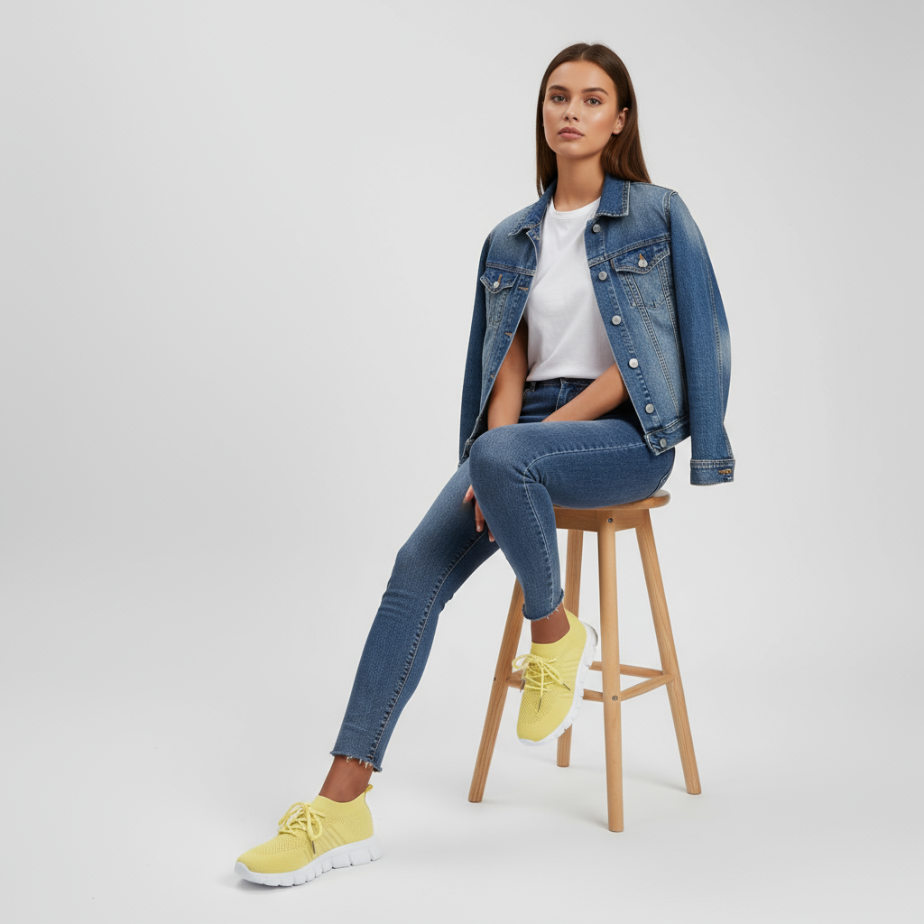 Comfort Support Sneakers – Camira - Turquoise / 4 Velano Fashion