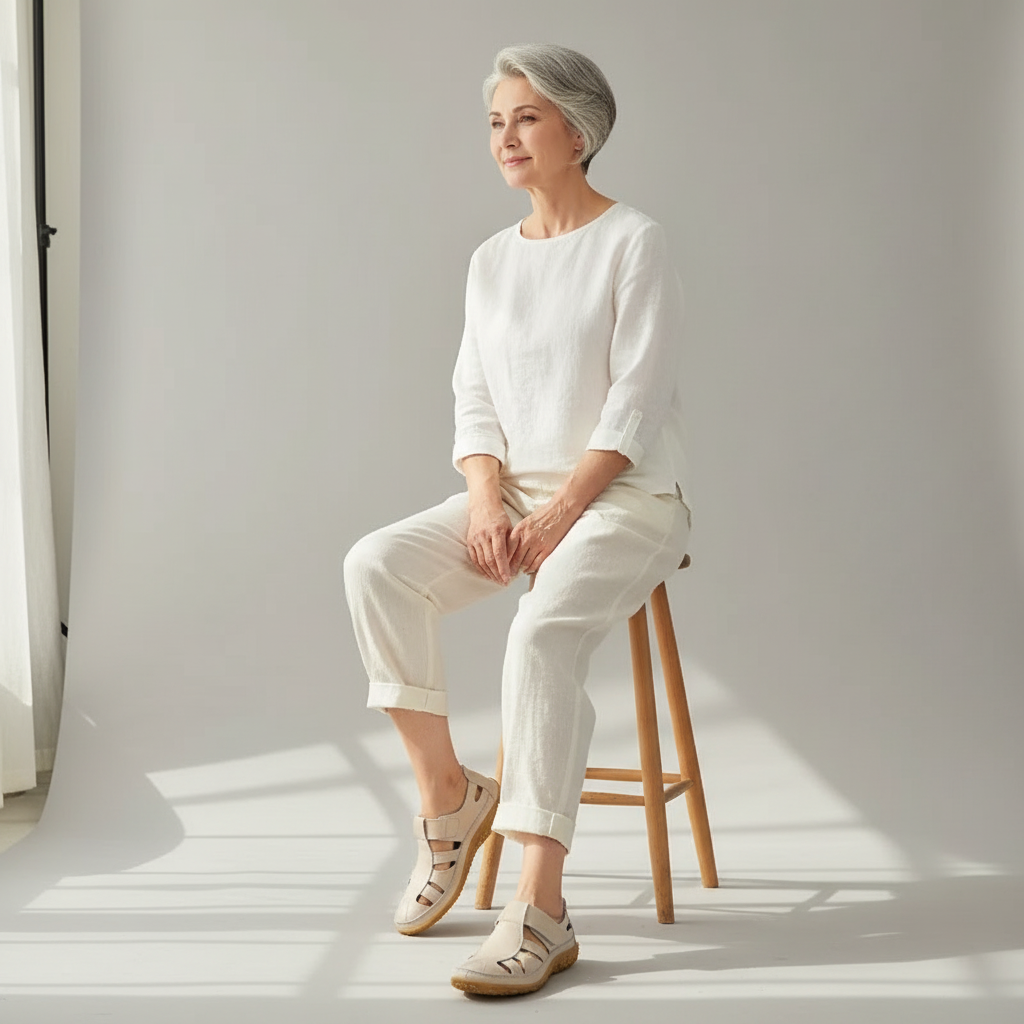 Designed for Balance Sandals – Lirena - Apricot / 4 Velano Fashion