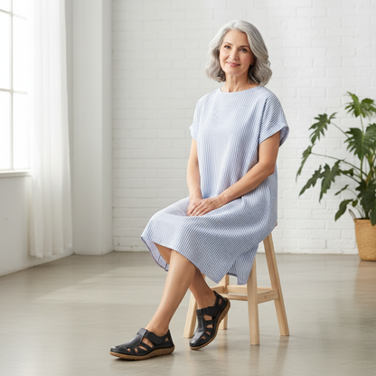 Designed for Balance Sandals – Lirena - Black / 4 Velano Fashion