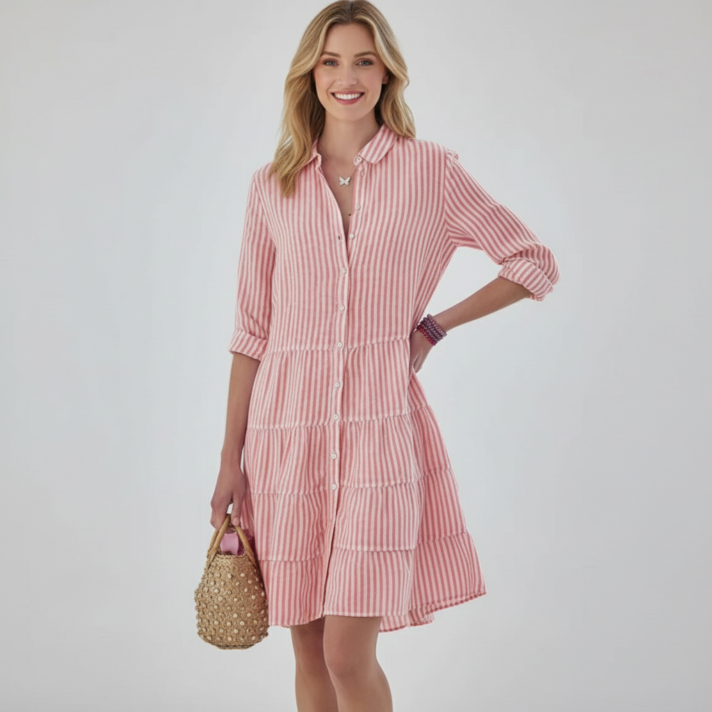 Summer Breeze Dress – Orielle - Red / S Velano Fashion