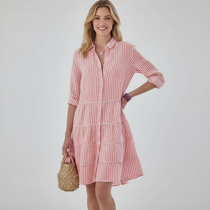 Summer Breeze Dress – Orielle - Red / S Velano Fashion
